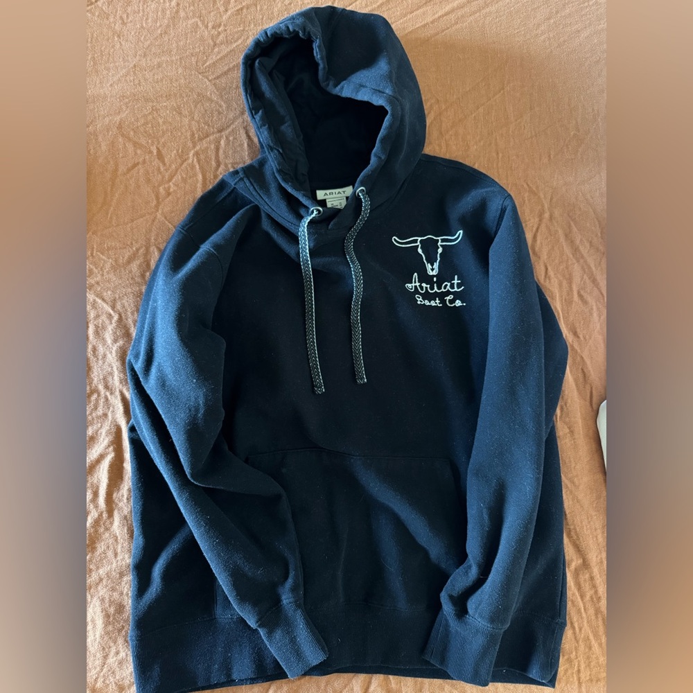 Ariat Black Embroidered Hoodie